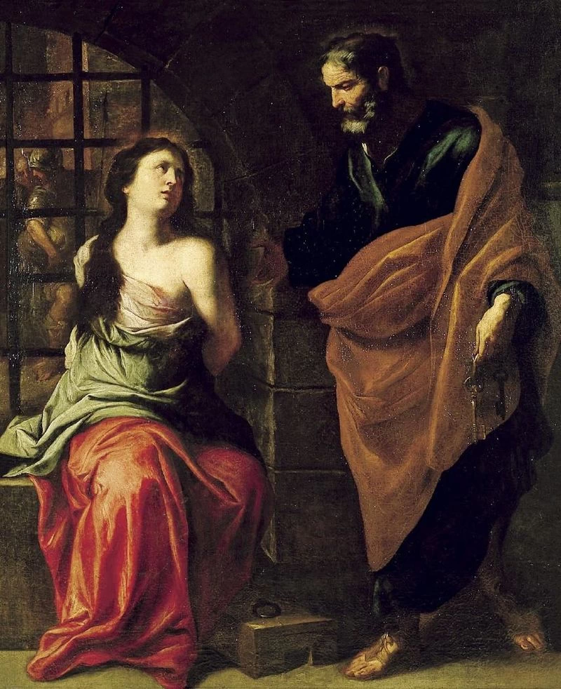 San Pietro visita Sant'Agata' - Real Academia de Bellas Artes de San Fernando, Madrid